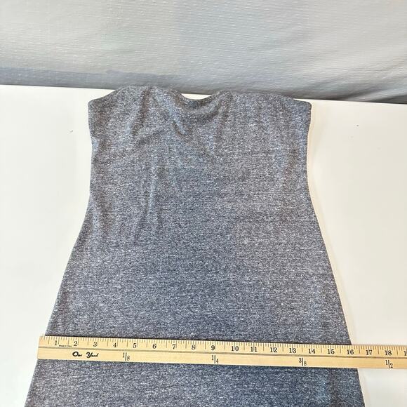 Free People Beach Midi Dress Size XS Racer Back Heather Grey Vacation Minimalist - Picture 12 of 12